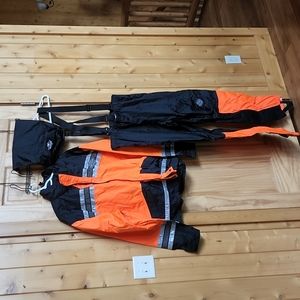 Harley Davidson hi vis mens rain suit